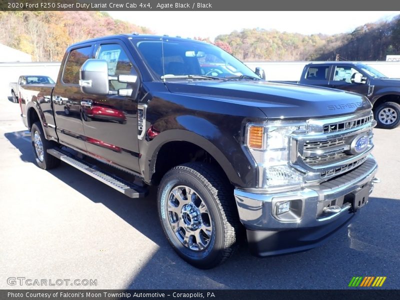 Agate Black / Black 2020 Ford F250 Super Duty Lariat Crew Cab 4x4