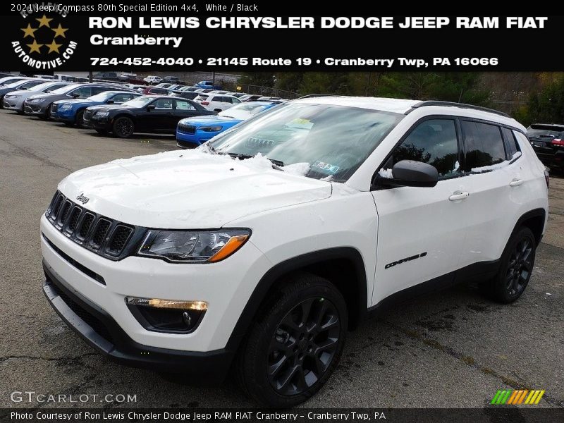 White / Black 2021 Jeep Compass 80th Special Edition 4x4