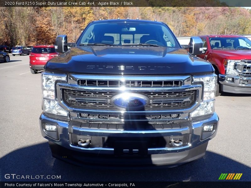 Agate Black / Black 2020 Ford F250 Super Duty Lariat Crew Cab 4x4