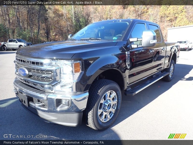 Agate Black / Black 2020 Ford F250 Super Duty Lariat Crew Cab 4x4
