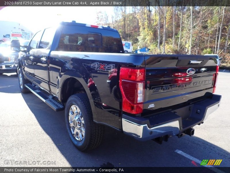 Agate Black / Black 2020 Ford F250 Super Duty Lariat Crew Cab 4x4