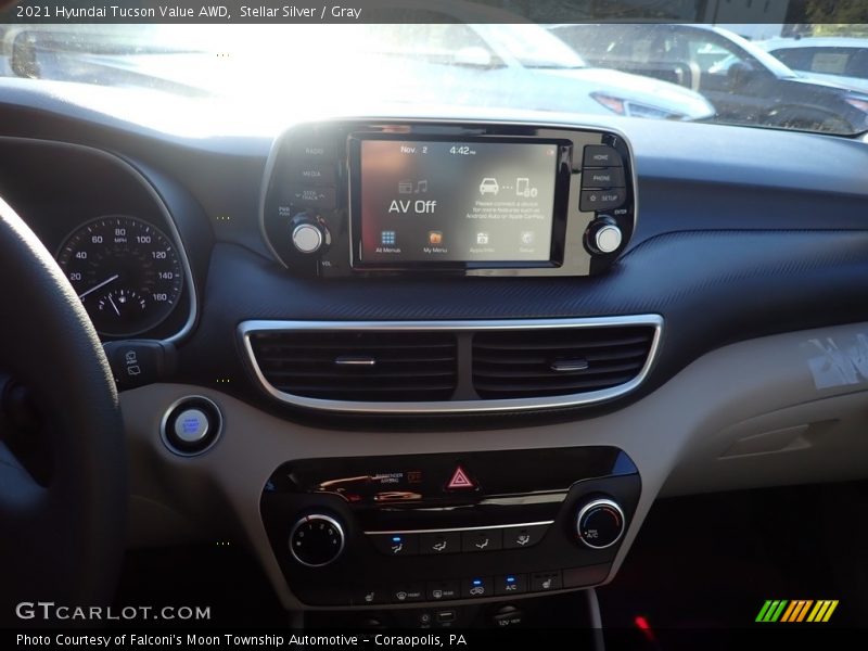 Stellar Silver / Gray 2021 Hyundai Tucson Value AWD