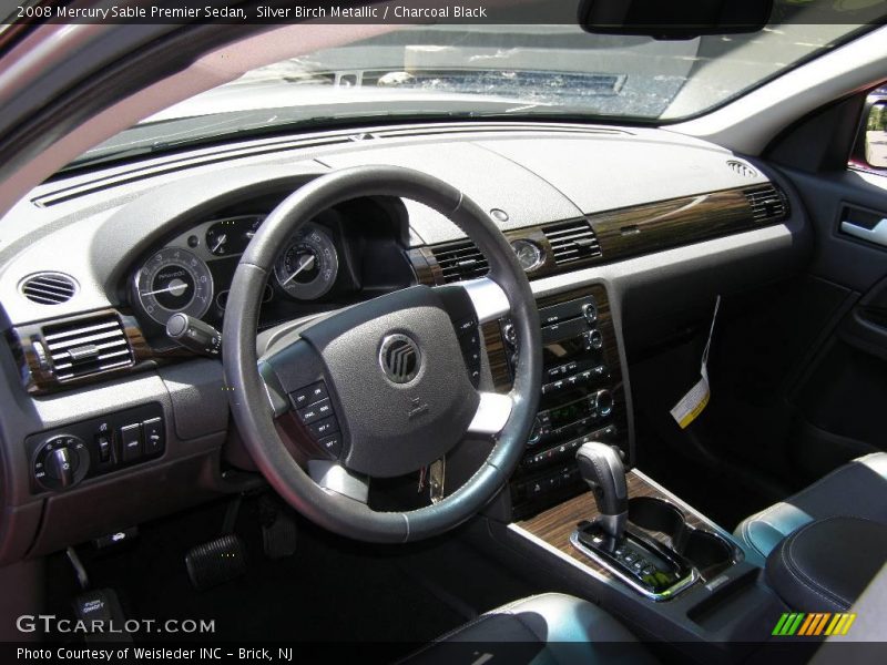 Silver Birch Metallic / Charcoal Black 2008 Mercury Sable Premier Sedan