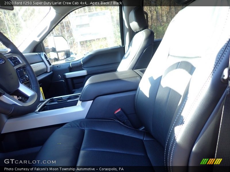 Agate Black / Black 2020 Ford F250 Super Duty Lariat Crew Cab 4x4