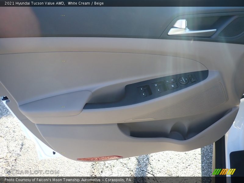 White Cream / Beige 2021 Hyundai Tucson Value AWD