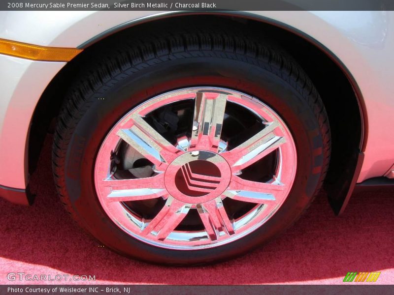 Silver Birch Metallic / Charcoal Black 2008 Mercury Sable Premier Sedan
