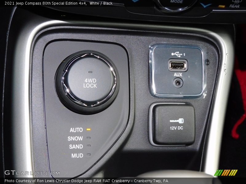 Controls of 2021 Compass 80th Special Edition 4x4