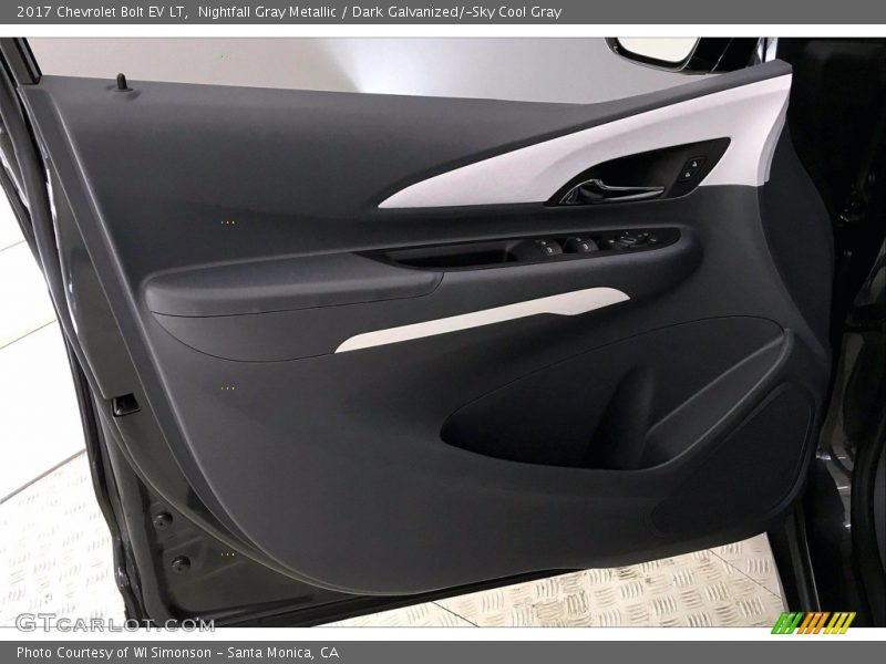Nightfall Gray Metallic / Dark Galvanized/­Sky Cool Gray 2017 Chevrolet Bolt EV LT
