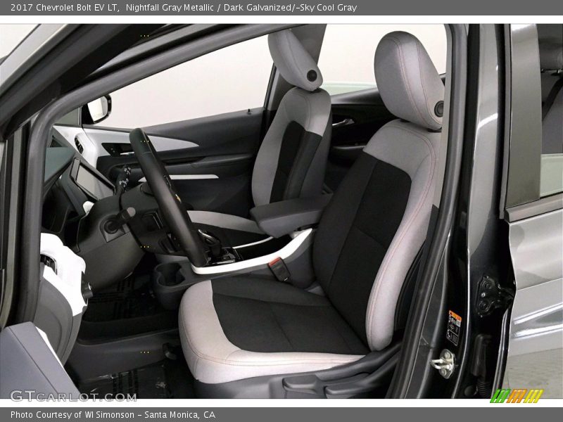 Nightfall Gray Metallic / Dark Galvanized/­Sky Cool Gray 2017 Chevrolet Bolt EV LT