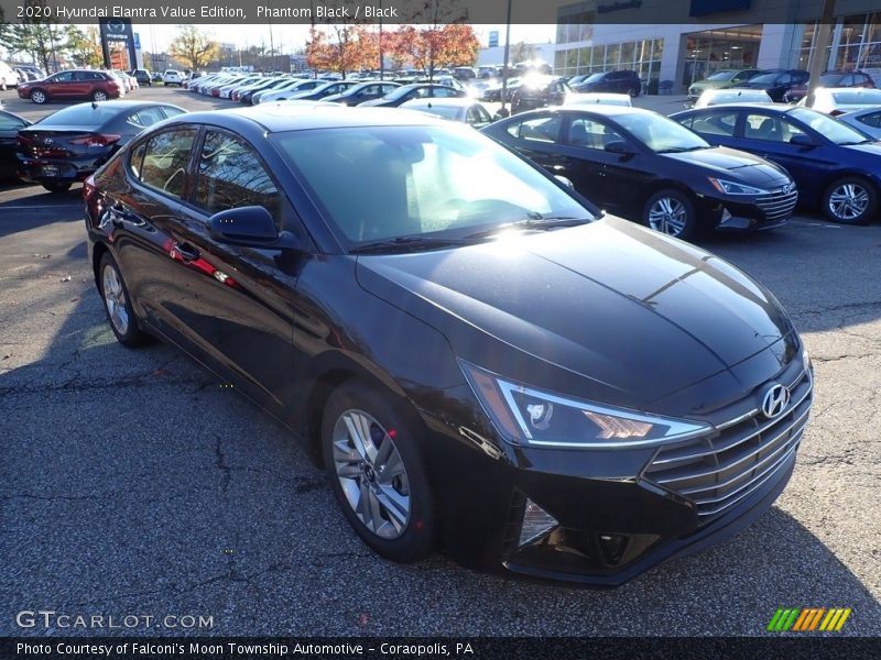 Phantom Black / Black 2020 Hyundai Elantra Value Edition