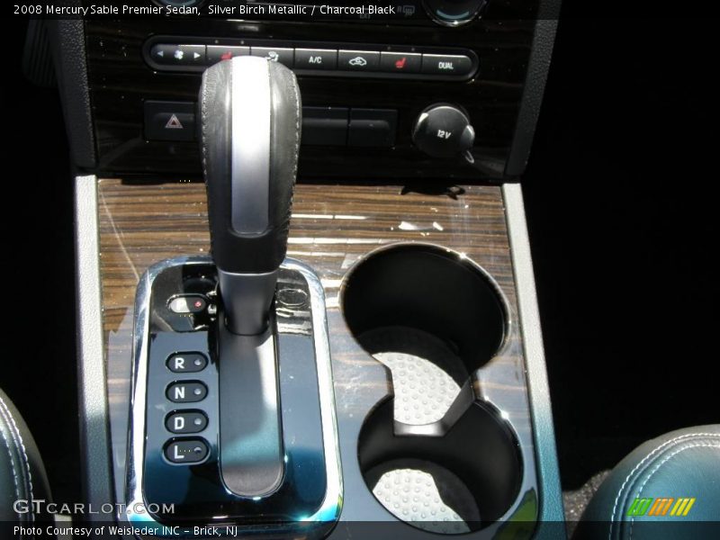 Silver Birch Metallic / Charcoal Black 2008 Mercury Sable Premier Sedan
