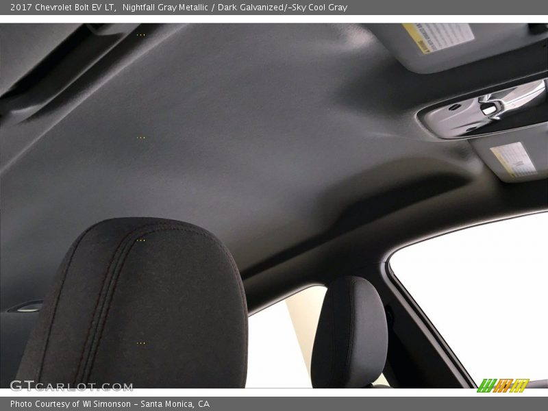 Nightfall Gray Metallic / Dark Galvanized/­Sky Cool Gray 2017 Chevrolet Bolt EV LT