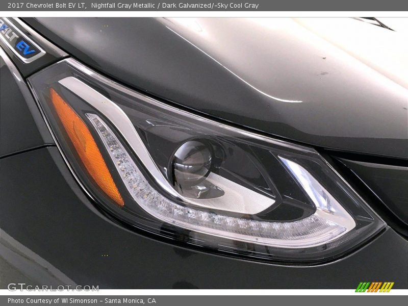 Nightfall Gray Metallic / Dark Galvanized/­Sky Cool Gray 2017 Chevrolet Bolt EV LT