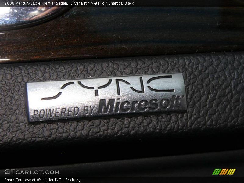 Silver Birch Metallic / Charcoal Black 2008 Mercury Sable Premier Sedan