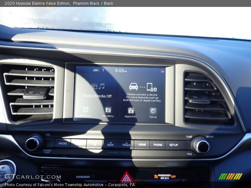 Phantom Black / Black 2020 Hyundai Elantra Value Edition
