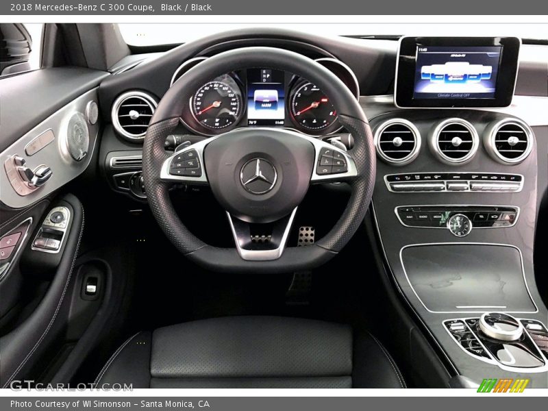 Black / Black 2018 Mercedes-Benz C 300 Coupe