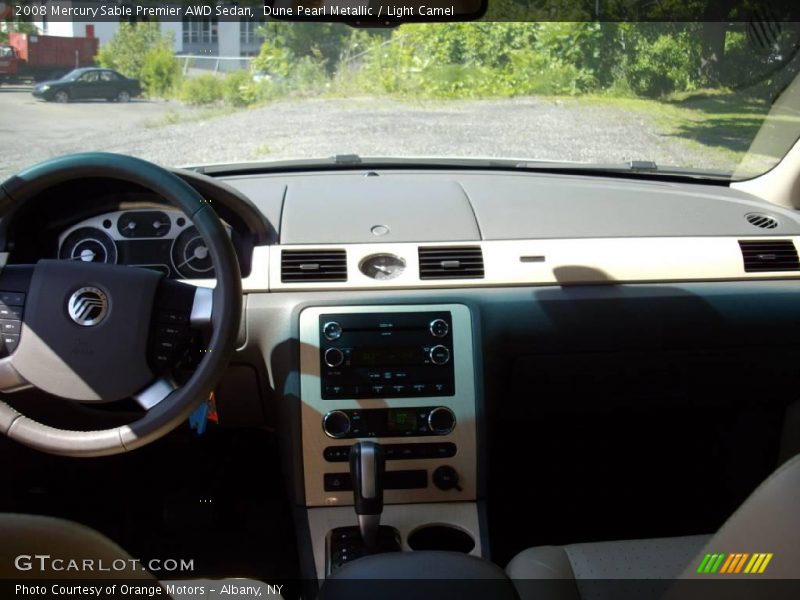 Dune Pearl Metallic / Light Camel 2008 Mercury Sable Premier AWD Sedan