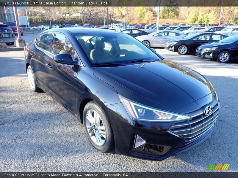 Phantom Black / Beige 2020 Hyundai Elantra Value Edition