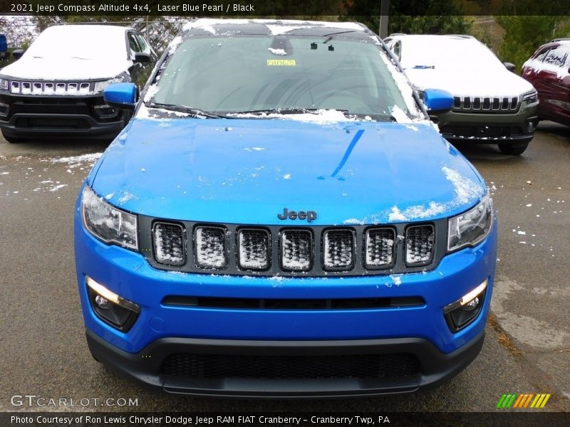 Laser Blue Pearl / Black 2021 Jeep Compass Altitude 4x4