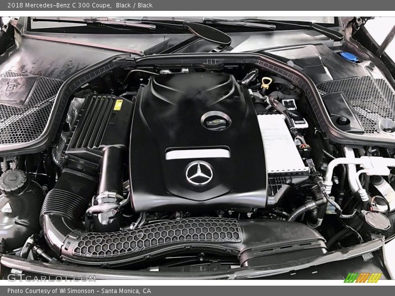 Black / Black 2018 Mercedes-Benz C 300 Coupe