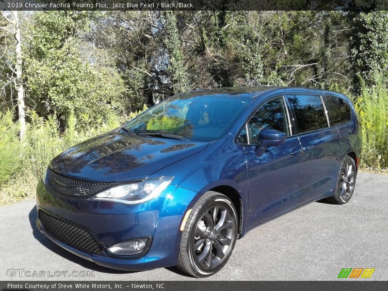 Jazz Blue Pearl / Black/Black 2019 Chrysler Pacifica Touring Plus