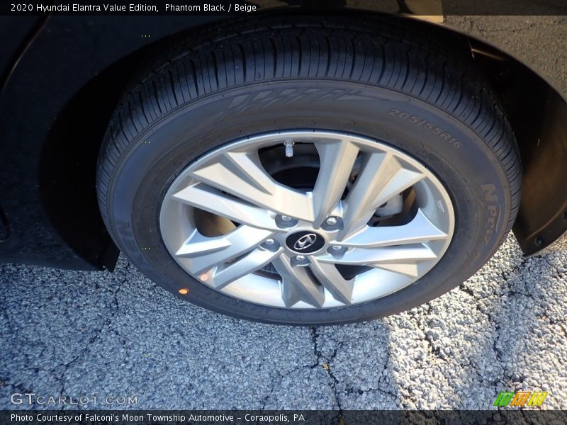Phantom Black / Beige 2020 Hyundai Elantra Value Edition