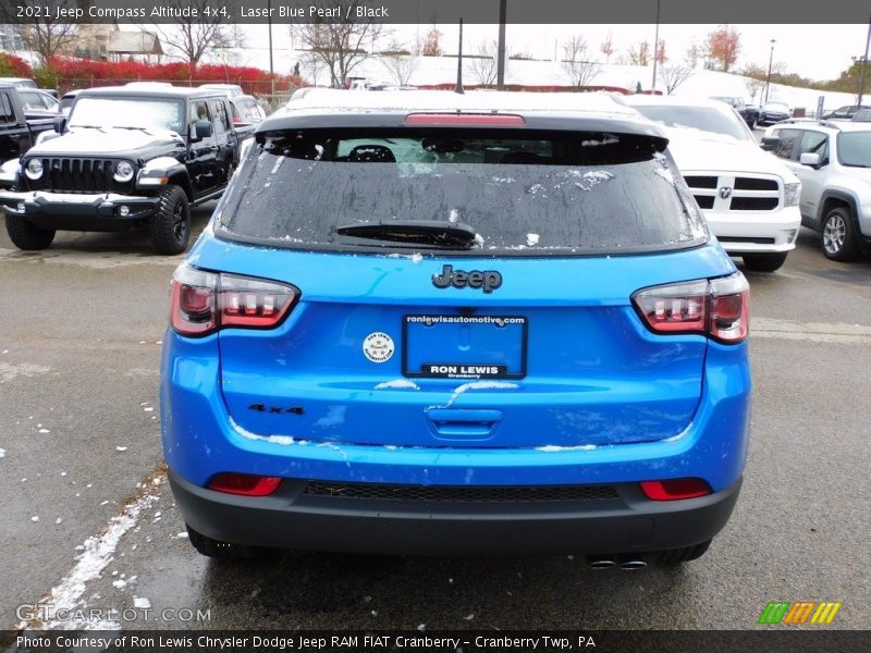 Laser Blue Pearl / Black 2021 Jeep Compass Altitude 4x4