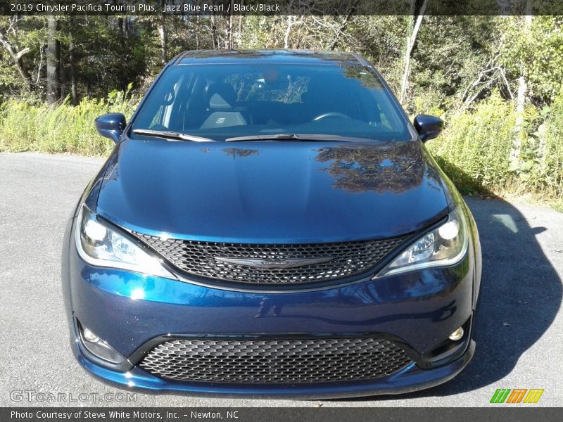 Jazz Blue Pearl / Black/Black 2019 Chrysler Pacifica Touring Plus