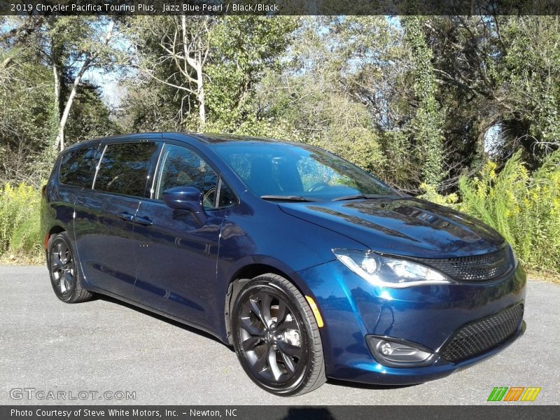 Jazz Blue Pearl / Black/Black 2019 Chrysler Pacifica Touring Plus