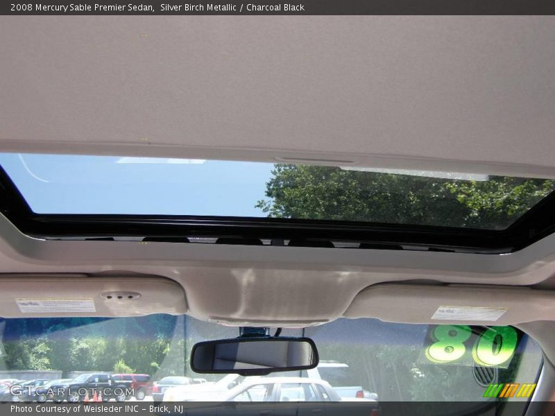 Silver Birch Metallic / Charcoal Black 2008 Mercury Sable Premier Sedan