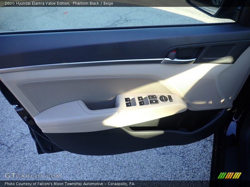 Phantom Black / Beige 2020 Hyundai Elantra Value Edition