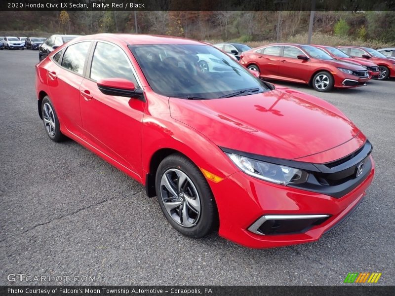 Front 3/4 View of 2020 Civic LX Sedan