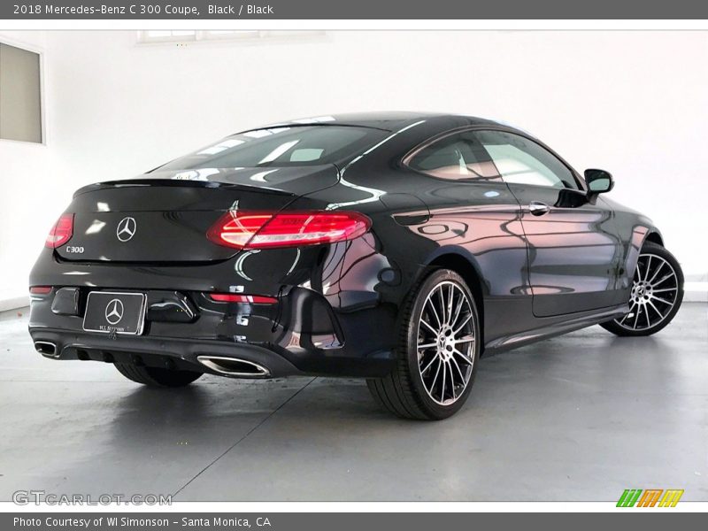 Black / Black 2018 Mercedes-Benz C 300 Coupe