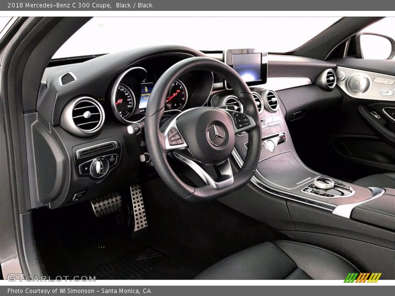 Black / Black 2018 Mercedes-Benz C 300 Coupe