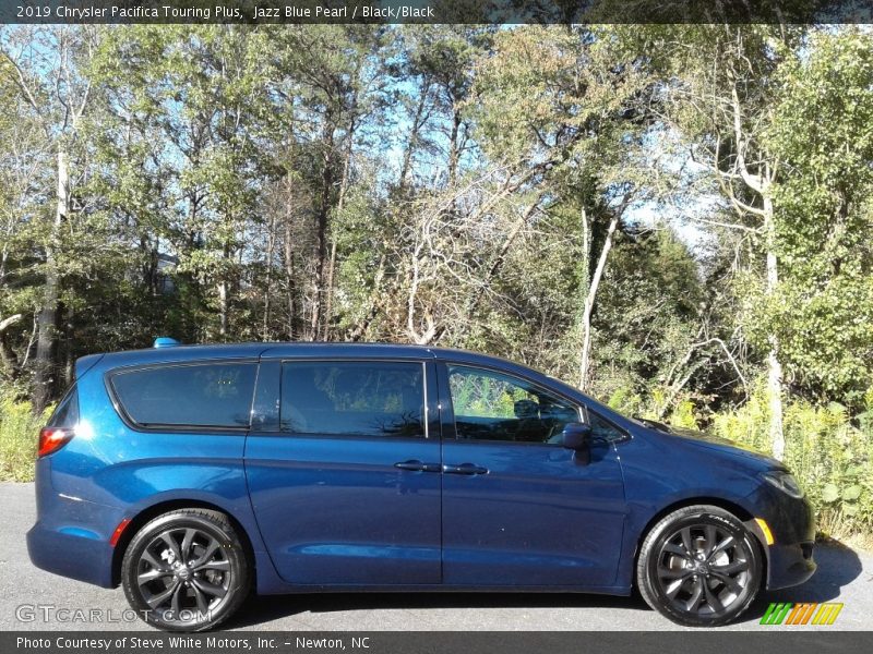 Jazz Blue Pearl / Black/Black 2019 Chrysler Pacifica Touring Plus