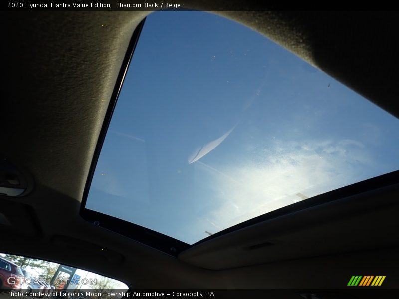 Phantom Black / Beige 2020 Hyundai Elantra Value Edition