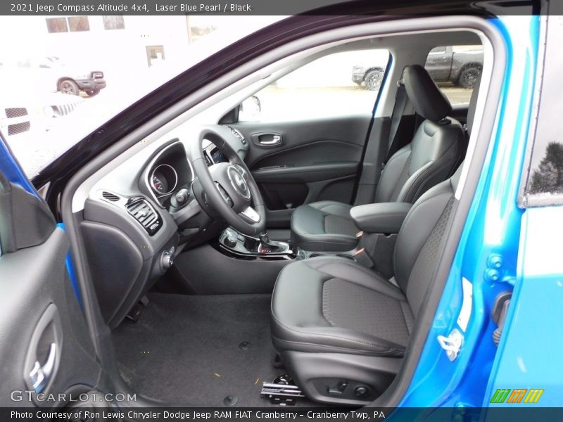 Front Seat of 2021 Compass Altitude 4x4