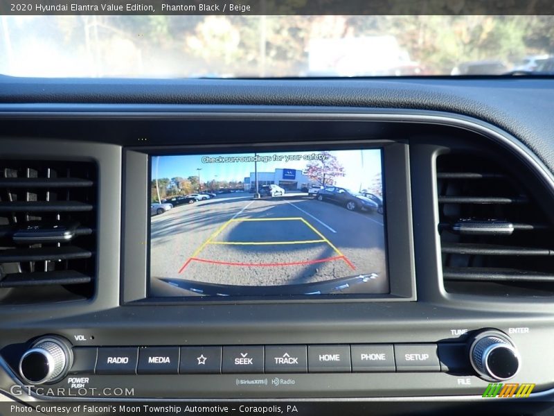 Phantom Black / Beige 2020 Hyundai Elantra Value Edition