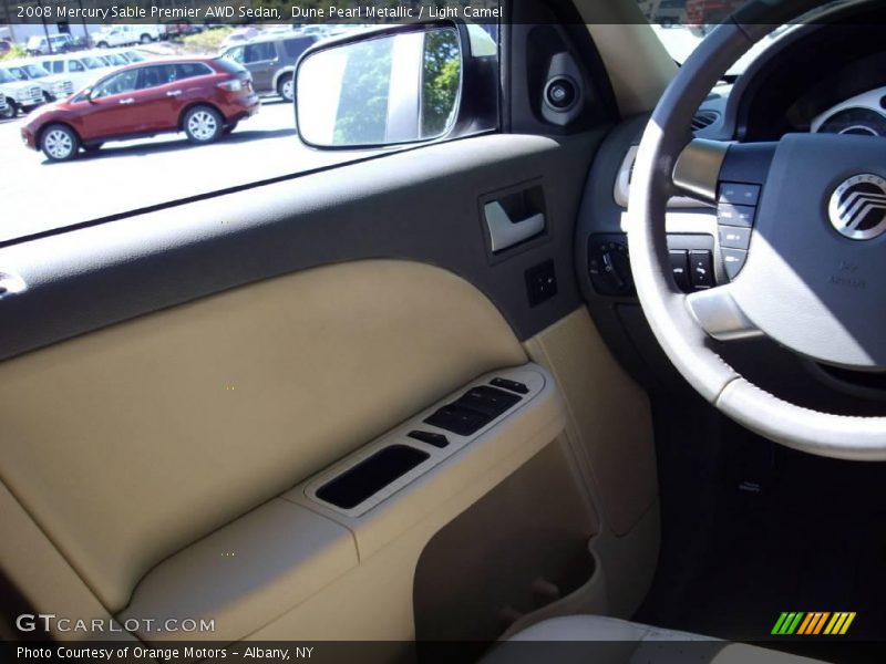Dune Pearl Metallic / Light Camel 2008 Mercury Sable Premier AWD Sedan