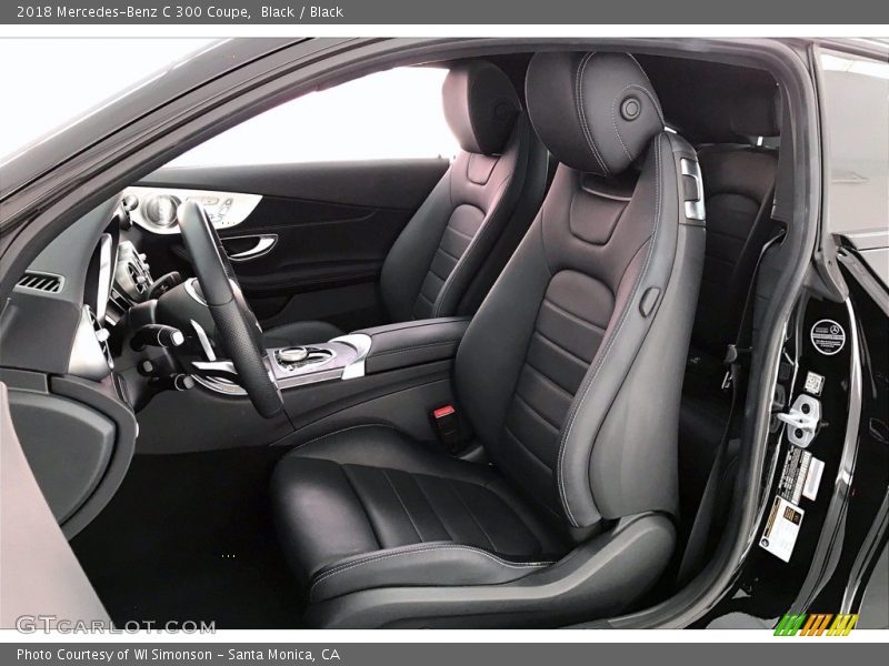 Black / Black 2018 Mercedes-Benz C 300 Coupe