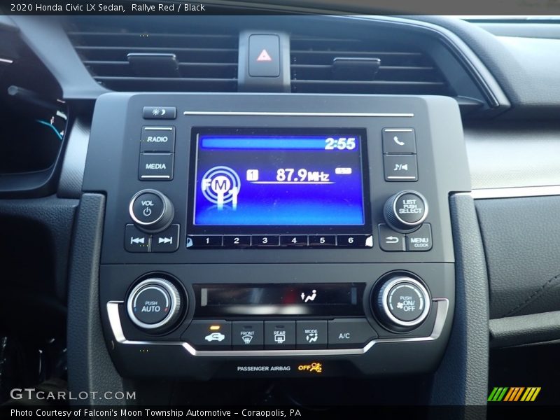 Controls of 2020 Civic LX Sedan