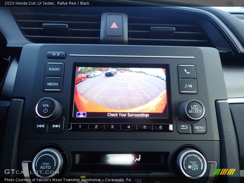 Controls of 2020 Civic LX Sedan