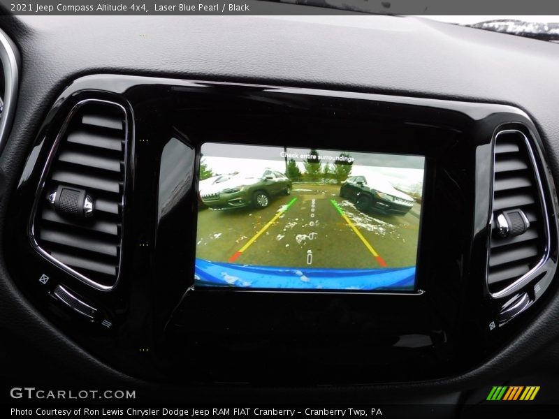 Laser Blue Pearl / Black 2021 Jeep Compass Altitude 4x4