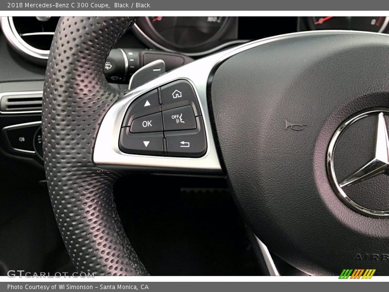 Black / Black 2018 Mercedes-Benz C 300 Coupe