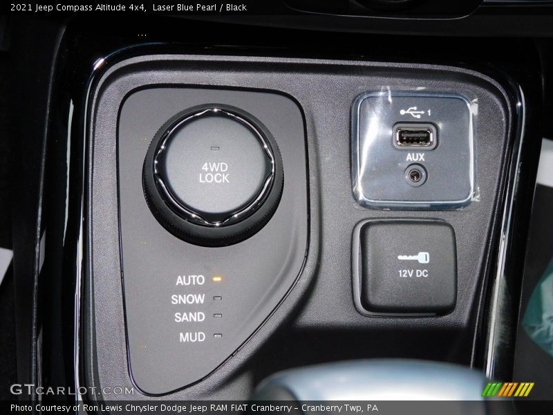Controls of 2021 Compass Altitude 4x4