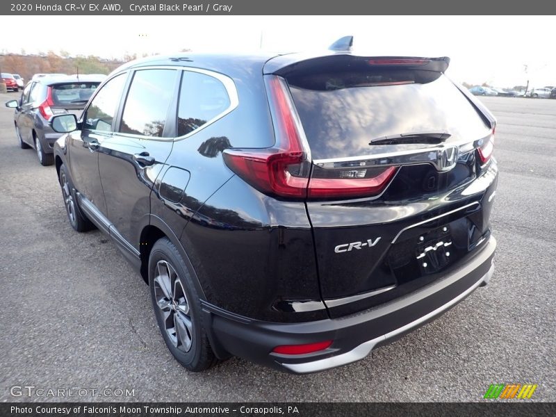 Crystal Black Pearl / Gray 2020 Honda CR-V EX AWD