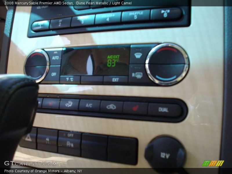 Dune Pearl Metallic / Light Camel 2008 Mercury Sable Premier AWD Sedan