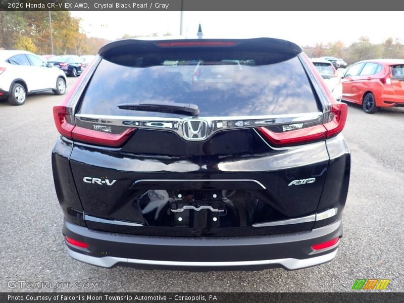 Crystal Black Pearl / Gray 2020 Honda CR-V EX AWD