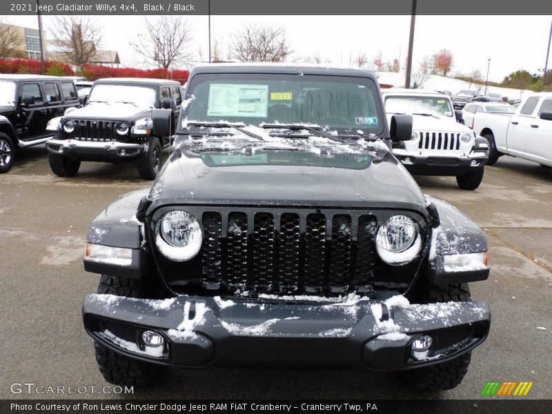 Black / Black 2021 Jeep Gladiator Willys 4x4
