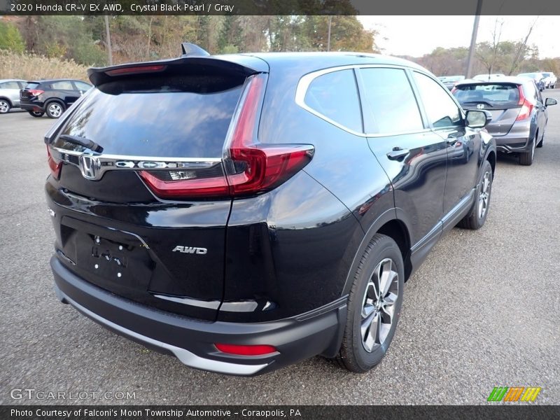 Crystal Black Pearl / Gray 2020 Honda CR-V EX AWD